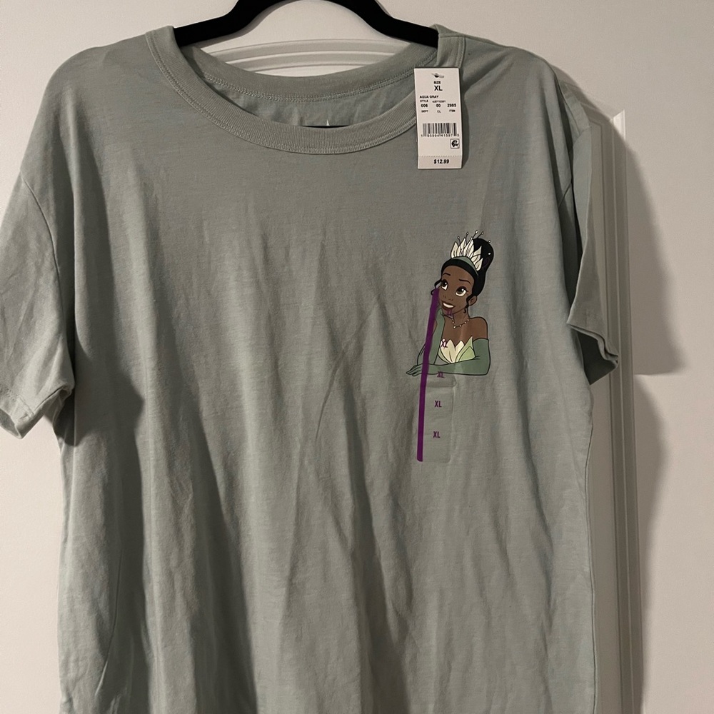 NWT- Disney Princess Tiana Tee Size XL